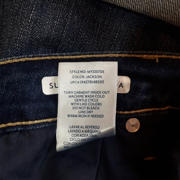 Seven 7 | Bermuda cuffed blue jean shorts - Picture 11 of 14